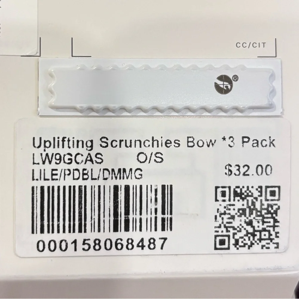 NWT Lululemon Uplifting Scrunchies *Bow 3 Pack